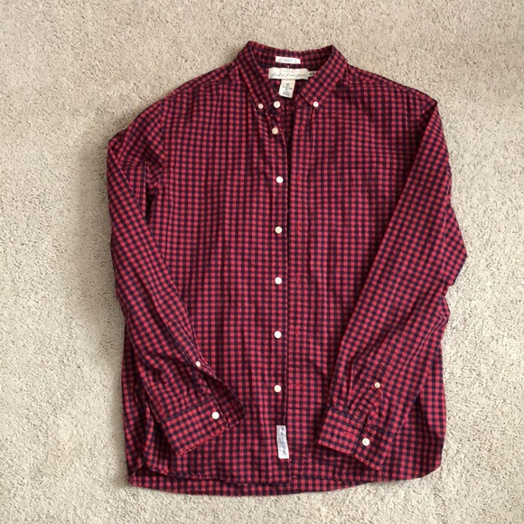 Red and blue flannel shirt - Picture 1 of 2